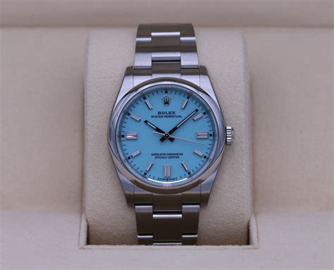 rolex tiffany blau|rolex tiffany blue 36mm price.